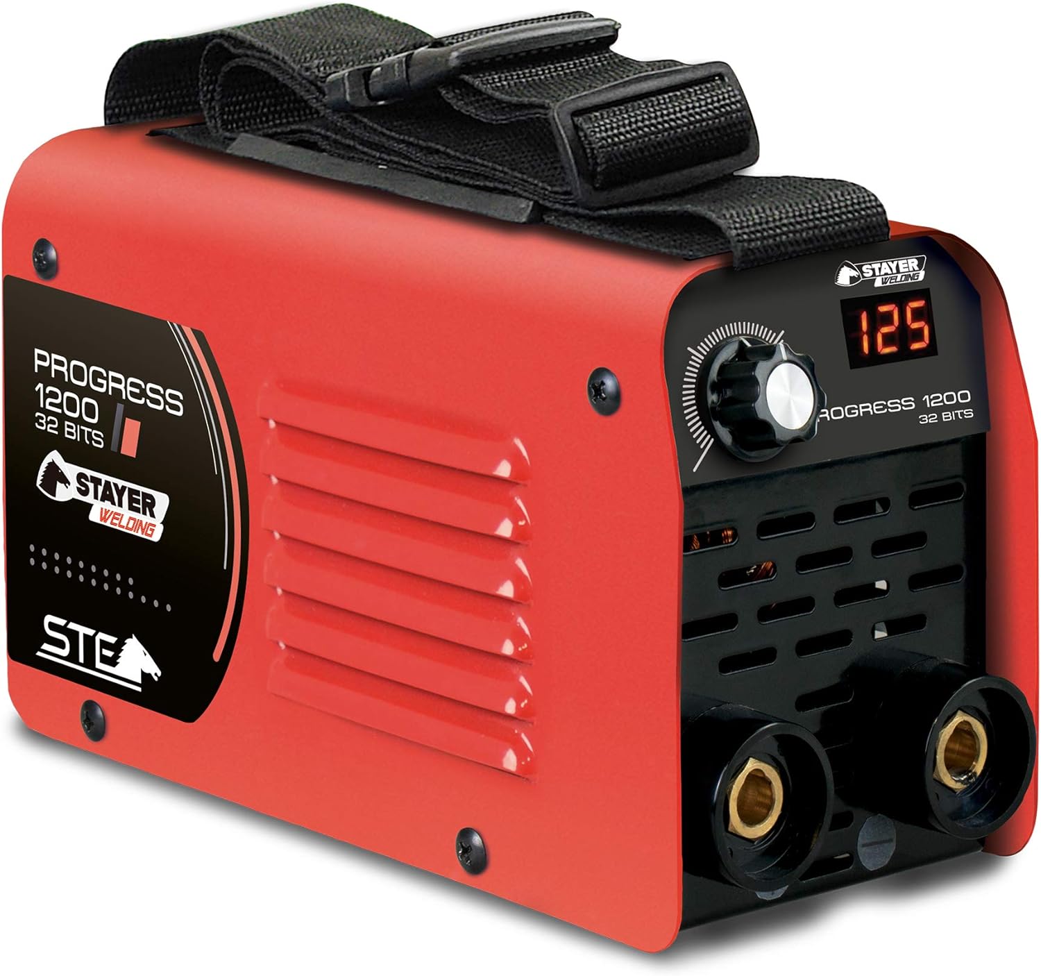 PROGRESS Inverter Saldatrice Ad Elettrodo MMA 2100 PFC, 210A, 6mm, 6kg, Multivoltaggio 85-265Vac, Con PFC E VRD