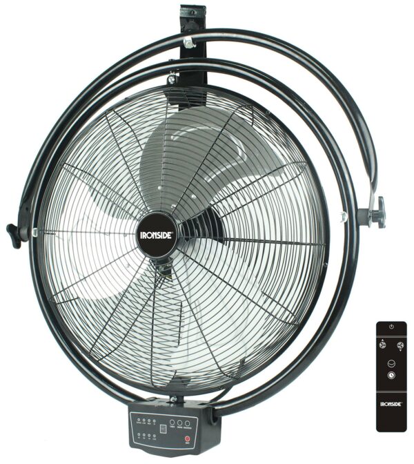 Ventilador Industrial 3 Velocidades Ironside 2 en 1 - Pared y Techo