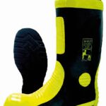 Bota de seguridad bombero dieléctrica Harvik en caucho PL Metal
