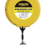 Dispositivo Anticaídas Retráctil 10 m con Cable ABS – Steelpro Safety