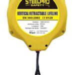 Dispositivo anticaídas retráctil 10 m Steelpro Safety vista frontal