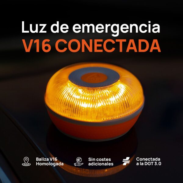 Dispositivo de emergencia V16 FLASH LED obligatorio desde 2026