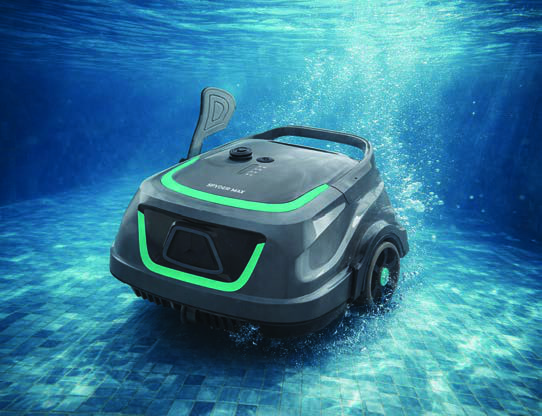 Robot limpiafondos sin cable Spyder Max para piscinas planas hasta 8 m