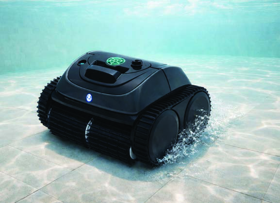Robot limpiafondos batería Spyder Expert NG para suelo pared y línea de flotación