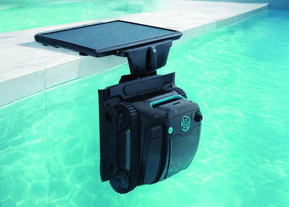 Robot limpiafondos E-Tron Solar Vision con carga solar