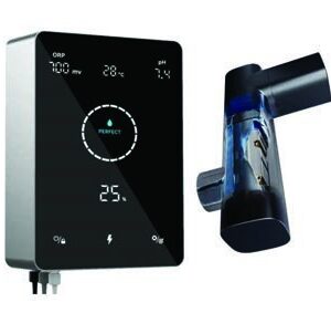 Clorador salino Genius Medium pH + bomba + temperatura 22 g